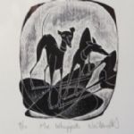 NEIL BOUSFIELD - Engravings  Me Whippets