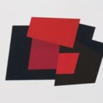 JOHN CHRISTIE - CONSTRUCTIONS & WORKS ON PAPER Overlappings 1 Red/Black