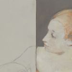 Watteau Girl, Looking Left - 