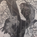 GERTRUDE HERMES - Wood-engravings, Linocuts & Drawings Owls 1955