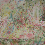 Apricot Trees - Falling Fruit - NORMAN ADAMS RA (1927-2005)