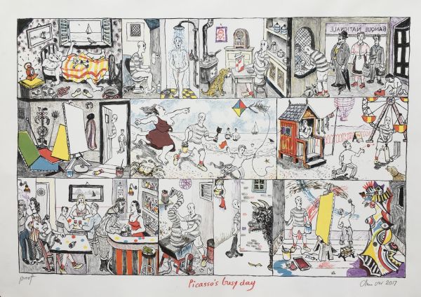 Chris Orr, Picasso's busy day