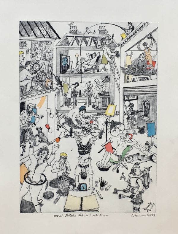 Chris Orr, What Artists did in Lockdown