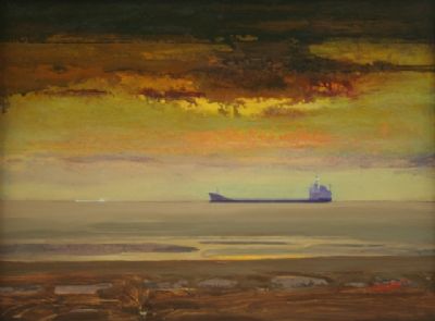 Francis Tinsley , Tanker in Estuary