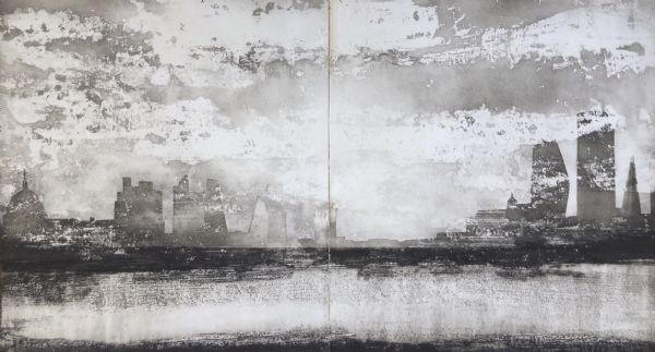 The Thames, Waterloo Sunrise (diptych), 2023
