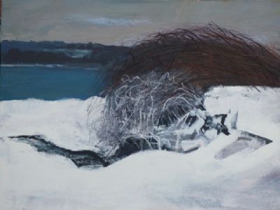 Kit Leese , Estuary Edge Heavy Snow