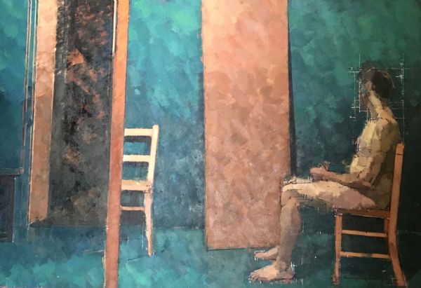 Two Orange Chairs