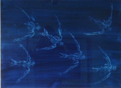 Meredith Swifts (Scream), Monoprint