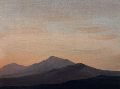 Mountains #4 (2020), Acrylic on linen