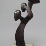 BEATRICE HOFFMAN - SCULPTURE Three Fruits on Stalks