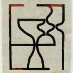 BERNARD McGUIGAN: SCULPTURE, CHRIS HAMER: DRAWINGS AND SCULPTURE -  Chris Hamer
Figure 8 ink on bark paper