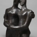 BEATRICE HOFFMAN - SCULPTURE Etruscan Couple I