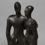 BEATRICE HOFFMAN - SCULPTURE Etruscan Couple II
