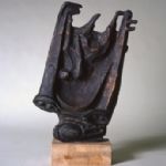 PETER STARTUP (1921-1976) - 30 Years of Sculpture Figure with Car 1954