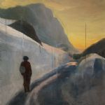 Snow Scene #6 (2021), Acrylic on canvas - 