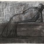 Weary reclining man study I - 