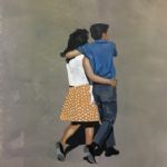 FERGUS HARE - Young Lovers (2019)
Acrylic on canvas - 