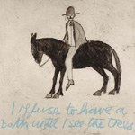 KATE BOXER - Paintings and Prints I refuse to have a bath